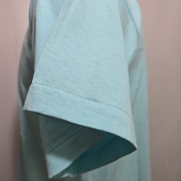 VTG Native American Flower Girl Teal Single Stitch Size Large de Grazia - Picture 3 of 8